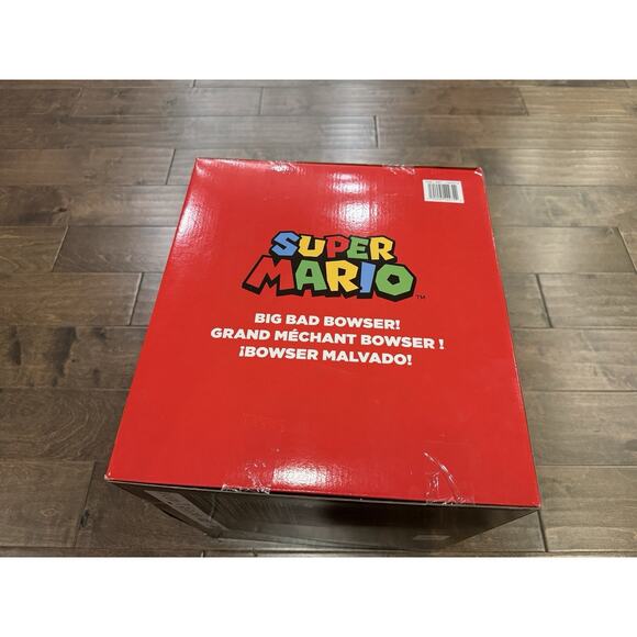 Big Bad Bowser Super Mario Action Figure Grand Merchant Bowser Light Up NEW - Picture 6 of 7